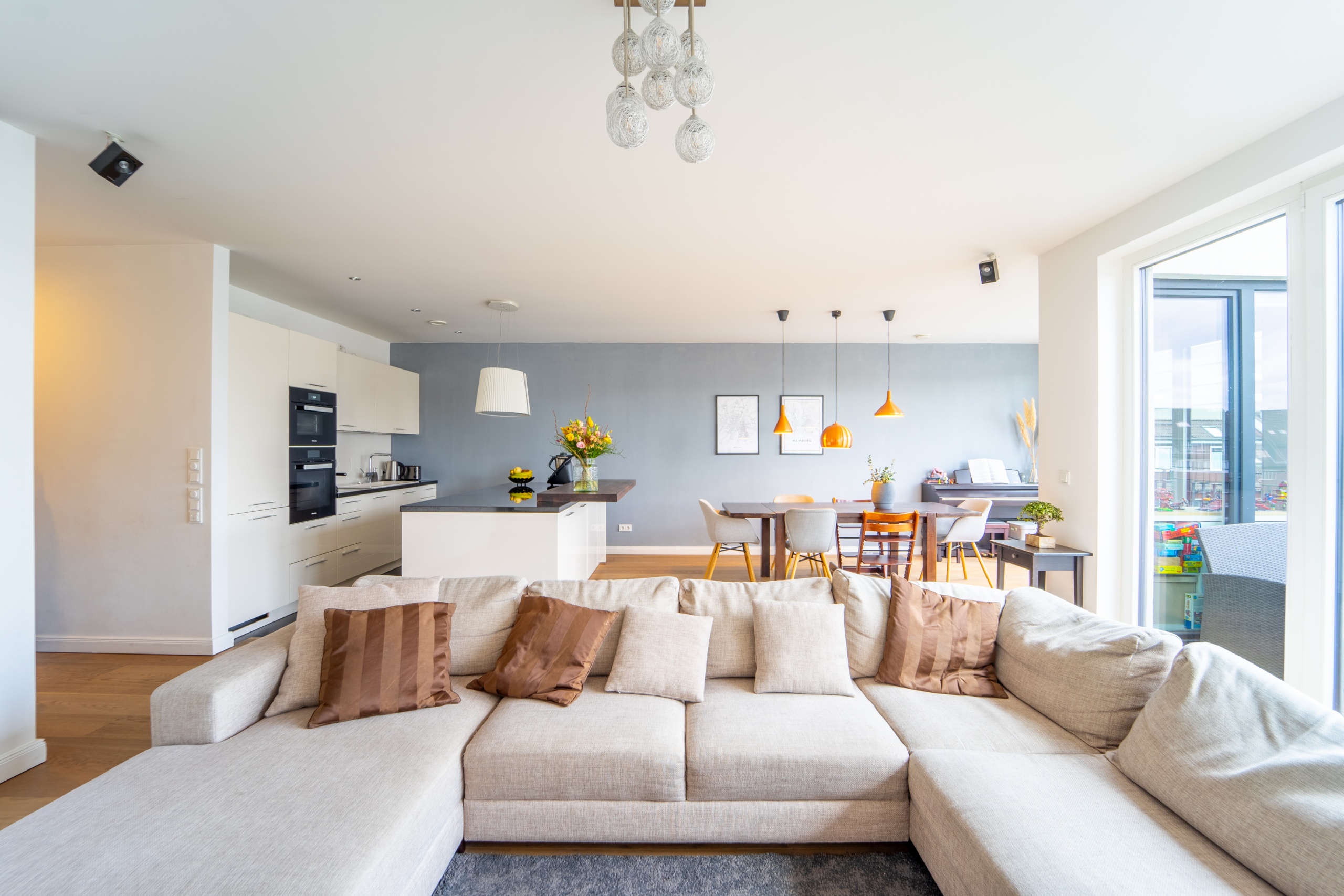 Modern Living, Offener Wohn-Essbereich