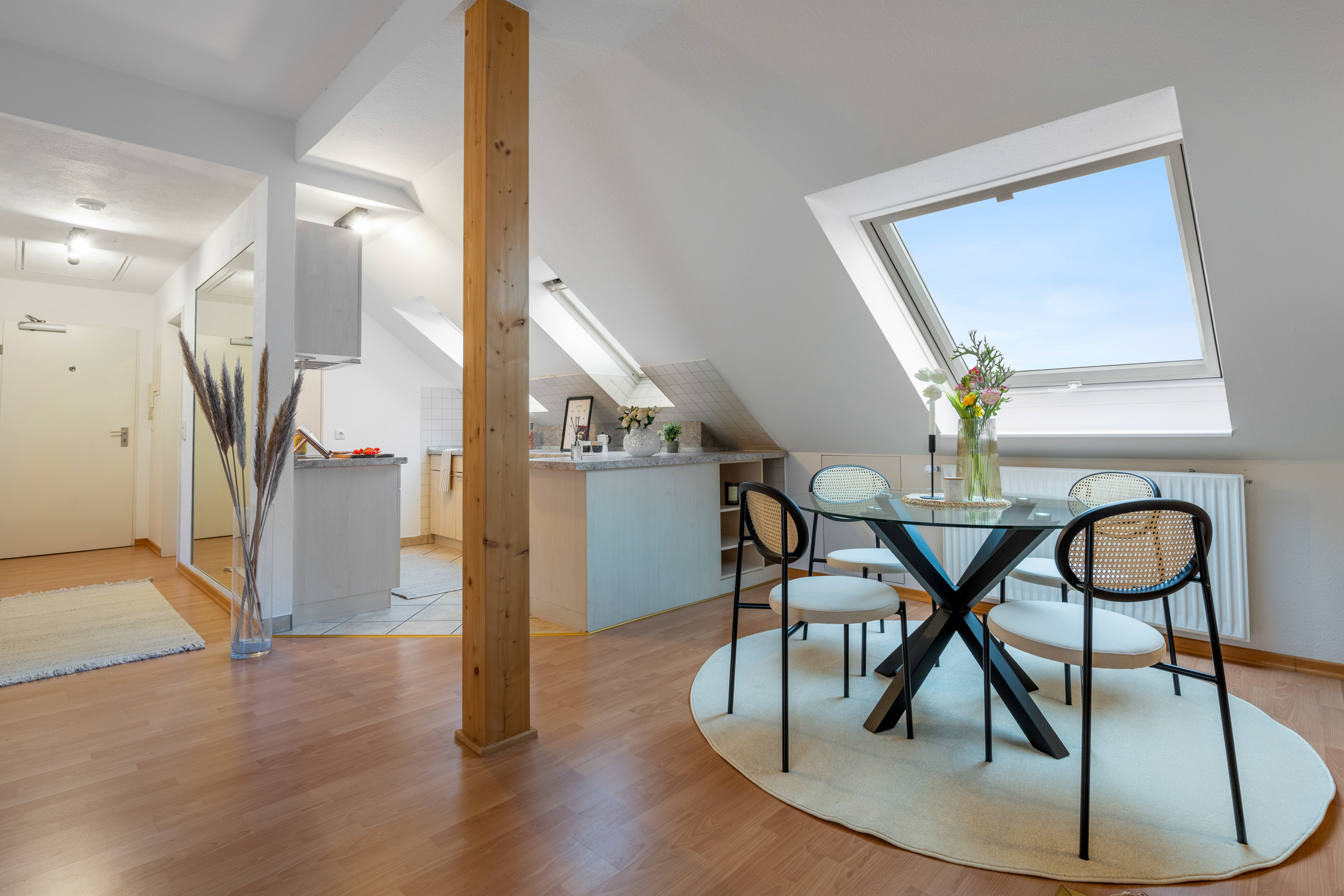 Eimsbüttel Eigentumswohnung Wohnküche homestaging interior