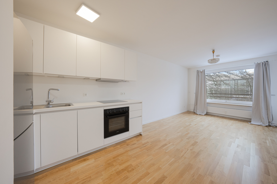 Küche und Wohnbereich