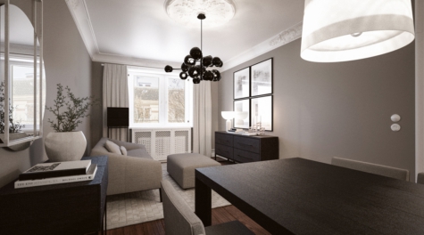 Visualisierung Wohnzimmer