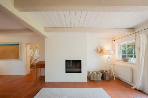 Kamin im Wohnzimmer