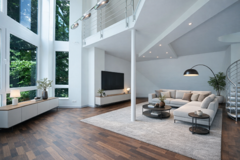 Wohnbereich Mustermöblierung