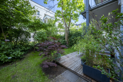 Terrasse und Garten