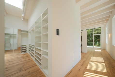 Ankleide im Schlafzimmer